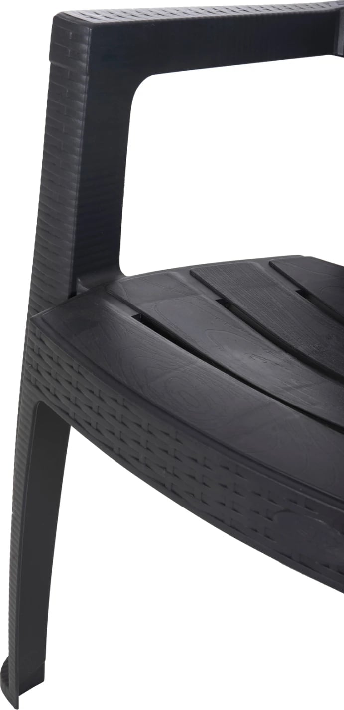 Karrige polipropileni DERYA FH6144.01 ngjyrë antracit 56,5x55x87H cm