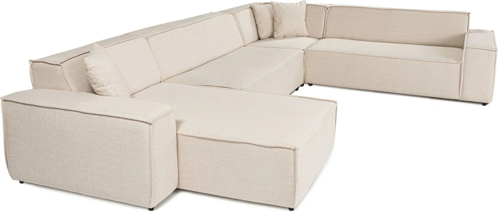 Kënd-sofë Atelier del Sofa, Puzzle Corner (Chl-02-C-2R), bezhë Kënd-sofë Atelier del Sofa, Puzzle Corner (Chl-02-C-2R), bezhë