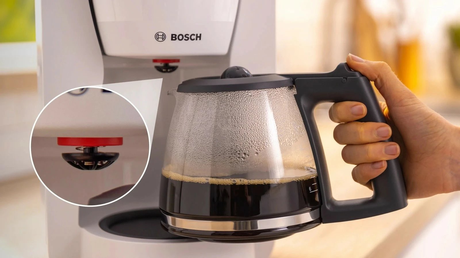 Makine kafeje Bosch TKA2M111, 10 filxhanë, Bardhë