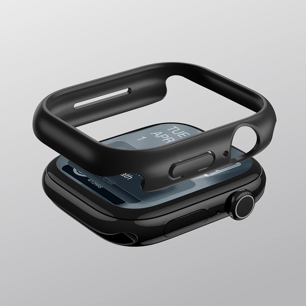 Mbështjellës për smartwatch, AmazingThing, Minimal, për Apple Watch Series 11 42mm, i zi