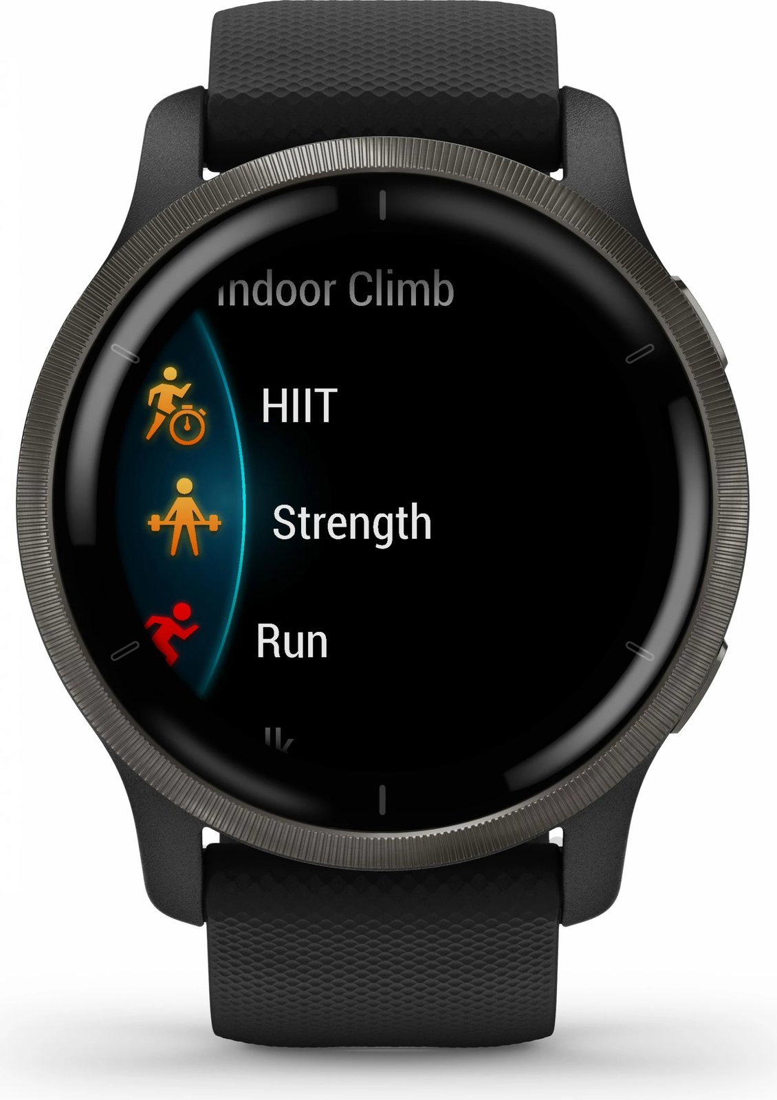 Smartwatch Garmin Venu 2 45mm, ekran AMOLED, rrip silikoni, i zi