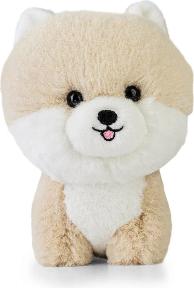 Lodër pelushi Daffi Teddy Pets Pomeranian, 19 cm, bezhë e bardhë