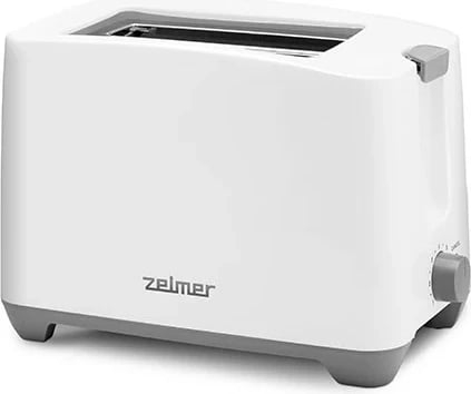 Toaster Zelmer ZTS7386, 2 feta, 750 W, Bardhë
