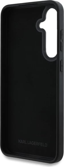 Mbështjellës Karl Lagerfeld 3D Rubber Karl&Choupette për Samsung Galaxy S24 FE, i zi