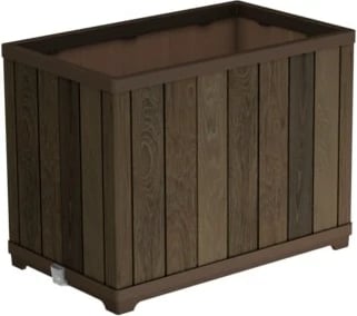 Vazo kopshti KETER 261035, teknopolimer, walnut, 455x455x455mm