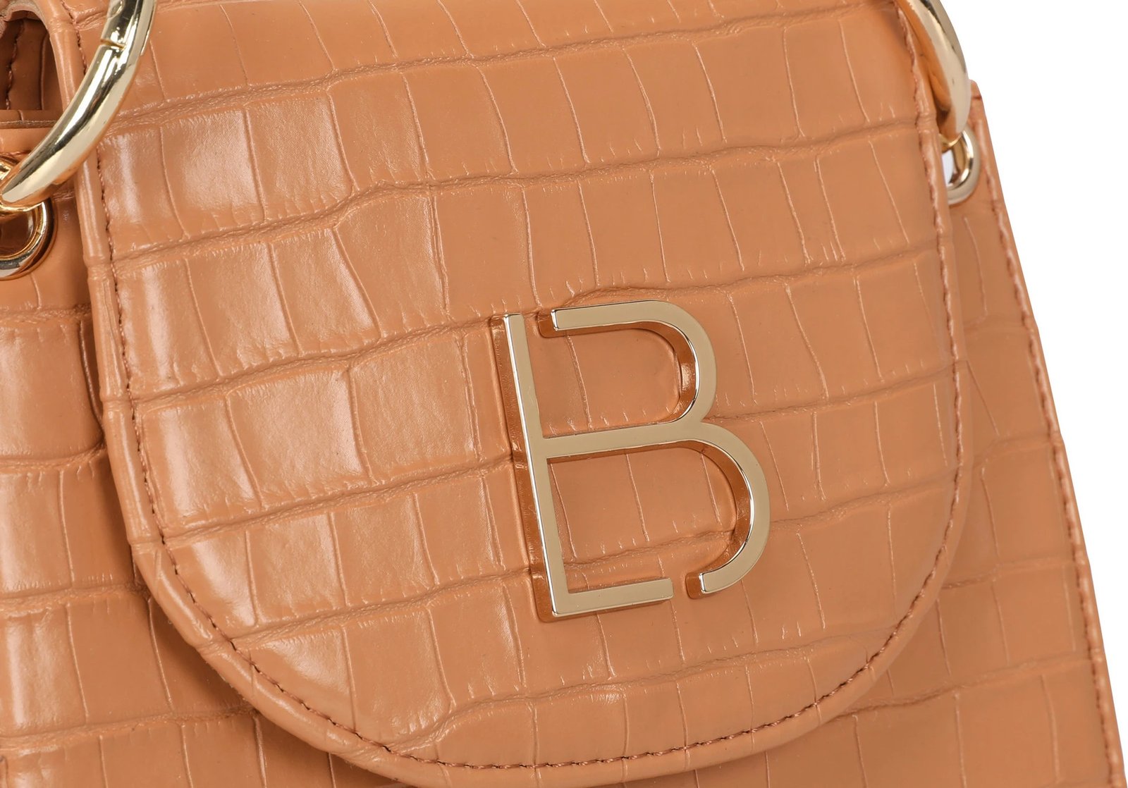 Çantë crossbody Lucky Bees, Croco Tan, 320