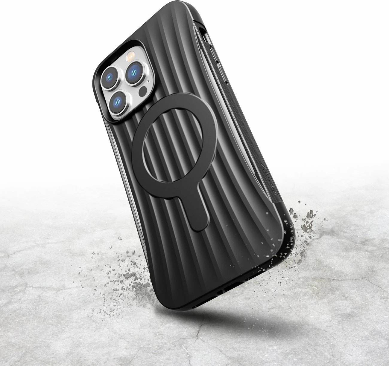 Mbështjellës Raptic X-Doria Clutch Case për iPhone 14 Pro Max me MagSafe, i zi