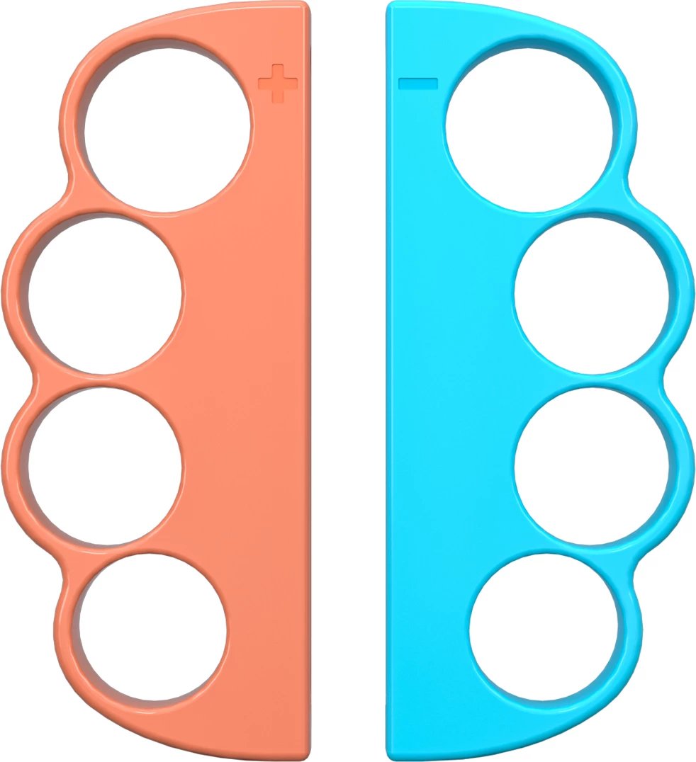 Set aksesorësh lojërash 23-në-1 për Nintendo Switch 2, Hurtel Family Accessory Pack 2, plastikë, portokalli e kaltër, set 23 pjesë