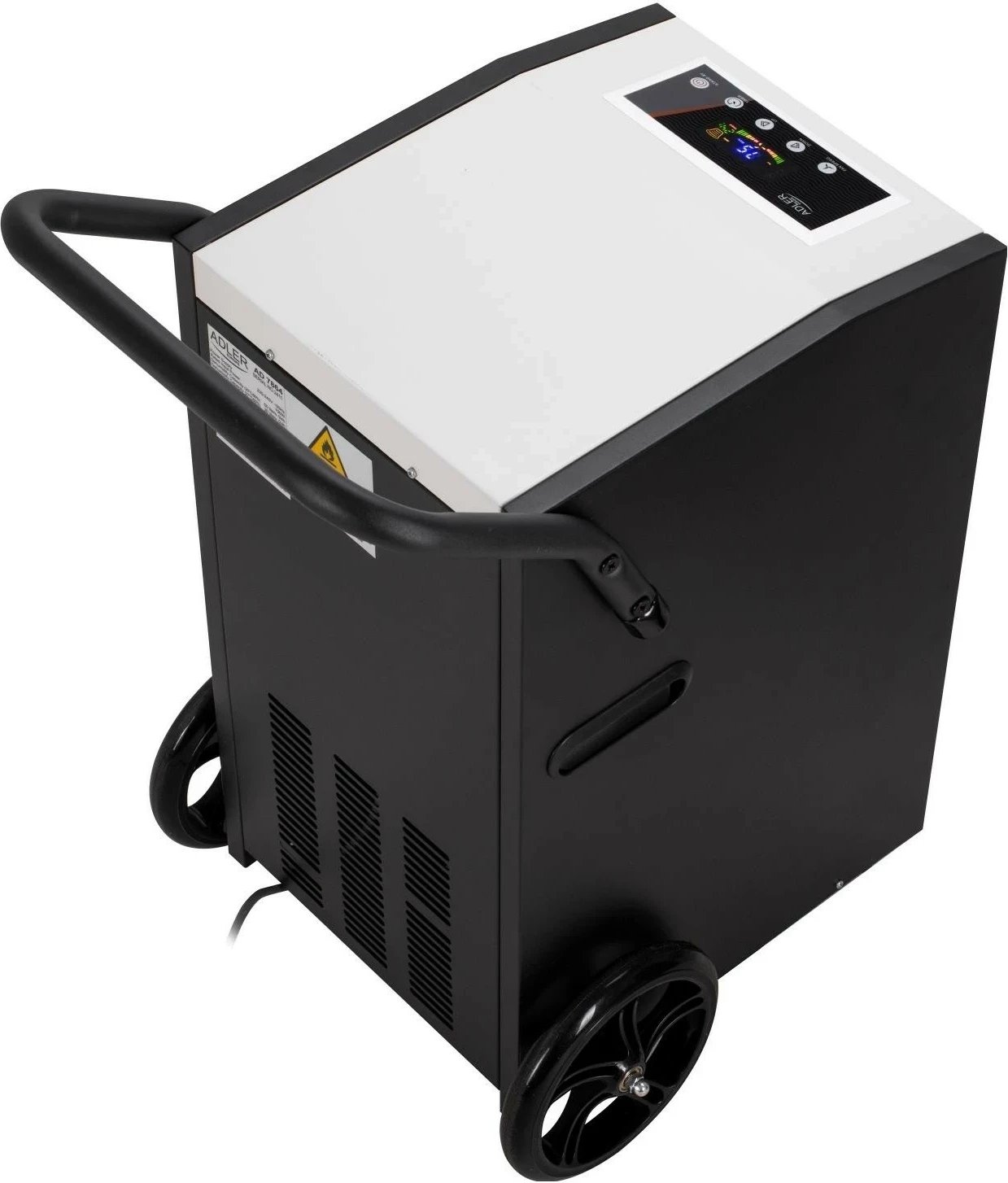 Osuese ajri Adler AD 7864, industriale, me rrota, 50L/ditë, e zezë