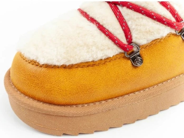 Çizme dimri për femra D.Franklin, mustard