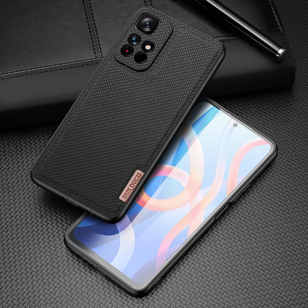 Mbështjellës Dux Ducis Fino për Poco M4 Pro 5G, najlon, i zi