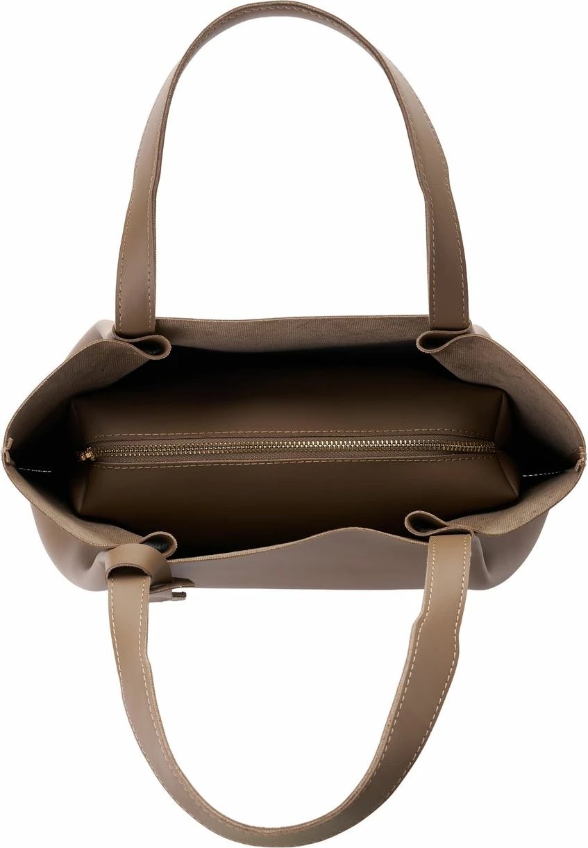 Çantë tote Vince Camuto, Monza, ngjyrë mink e errët