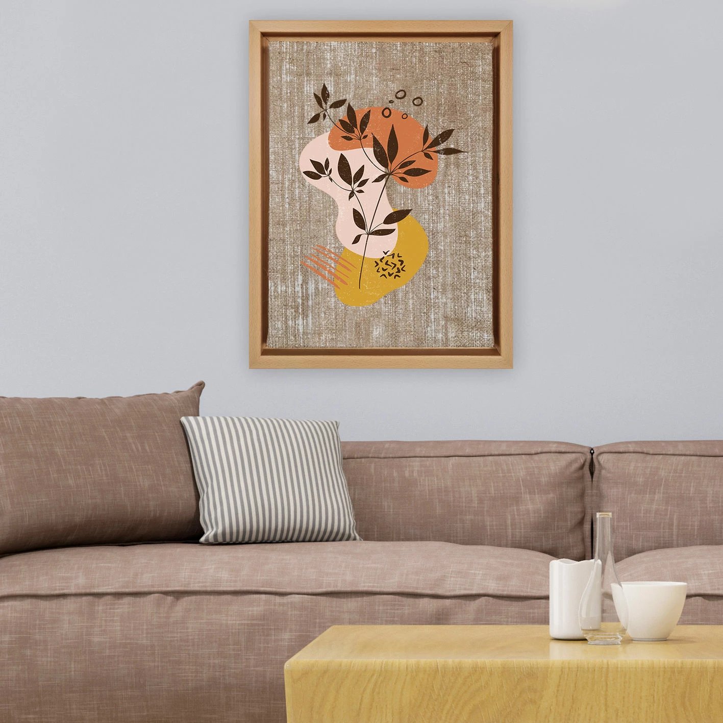 Pikturë dekorative në kanavacë Wallity, shumëngjyrëshe, LNJ41808150719 - 4666, 46x66cm