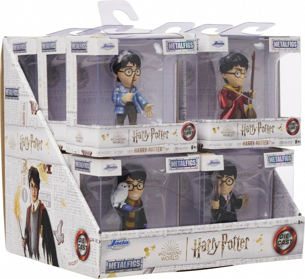 Figurë metalike Harry Potter JADA TOYS 253180008, 6.5 cm, 4 lloje