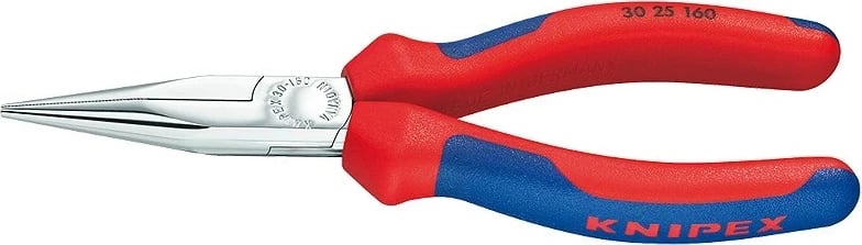 Darë të holla Knipex 30 25 160, 160 mm, Çelik, Dorezë e kuqe