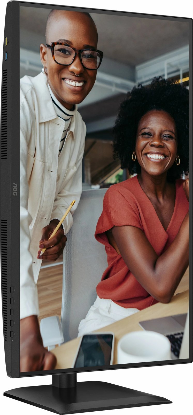 Monitor AOC 27E4CV 27 inç, HDMI+DP+USB-C, e zezë