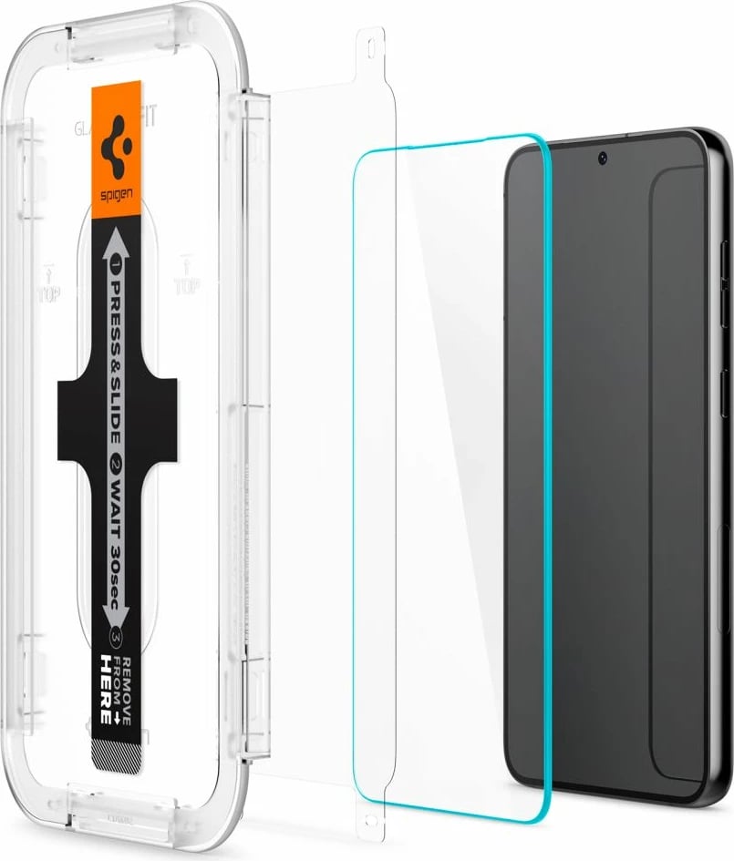 Mbrojtës ekrani xham i temperuar Spigen Glas.tR EZ Fit për Samsung Galaxy S23+, 2 copë