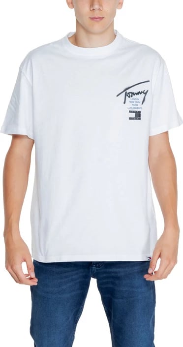 Maicë Tommy Hilfiger Jeans për meshkuj, e bardhë