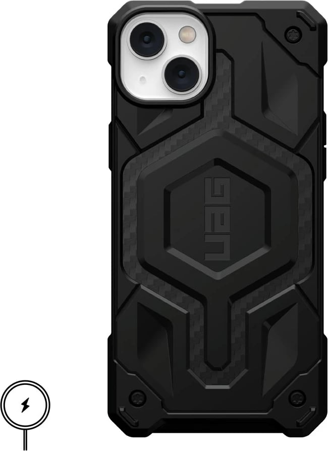 Mbështjellës Urban Armor Gear Monarch Pro për celular, për Apple, 6.7", i zi