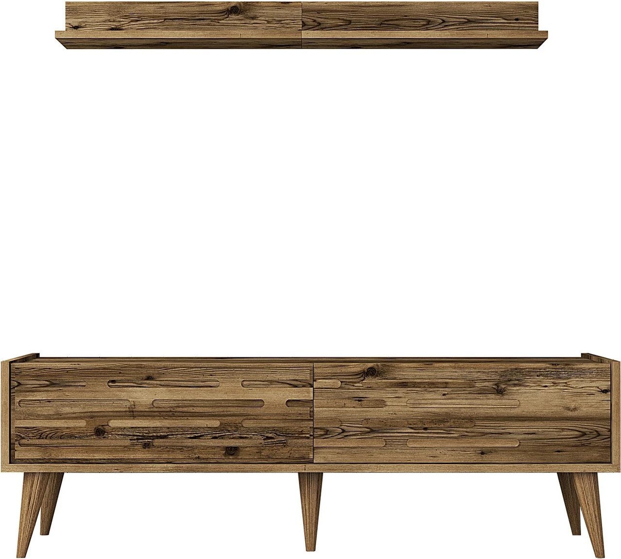 Njësi TV Valensiya, ngjyrë arre, 140 cm, Skye Decor