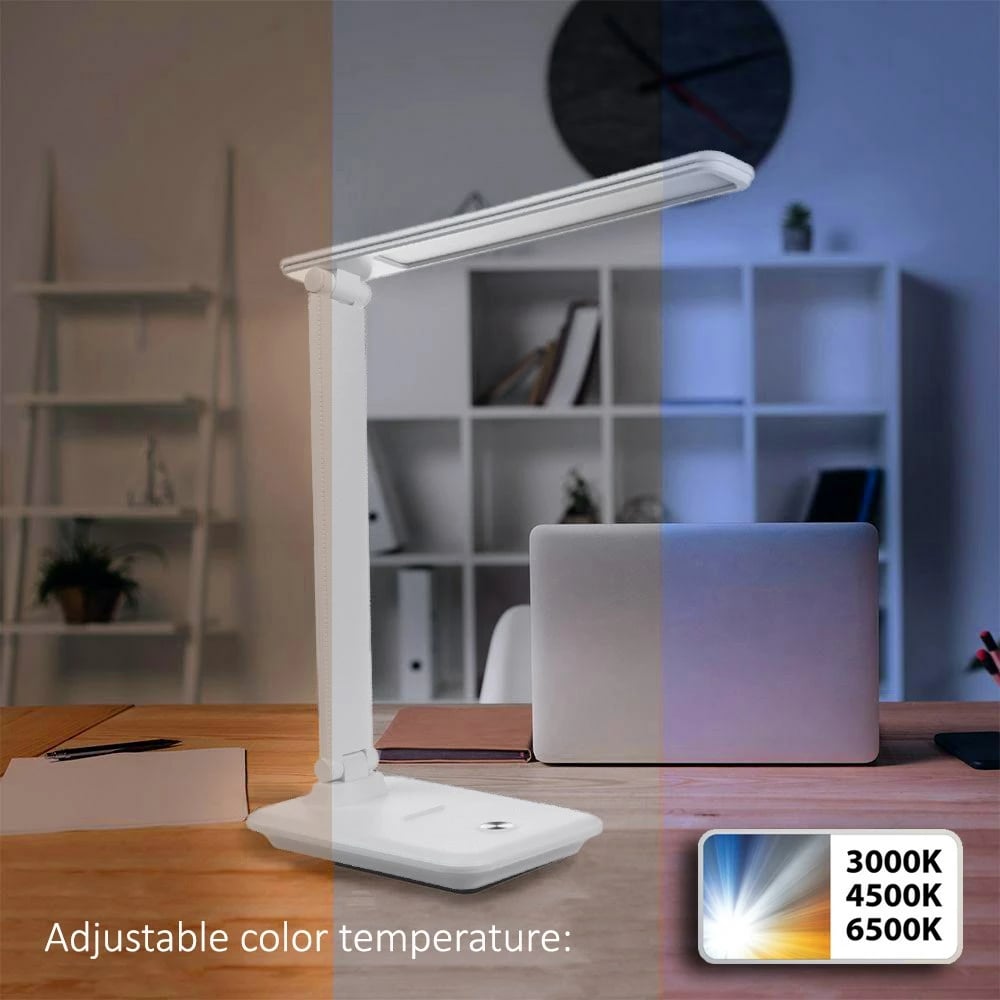 Llambë tavoline Maclean MCE614W, LED, 9W, e bardhë, e palosshme