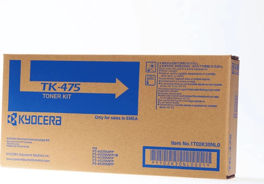 Toner Kyocera TK-475 1T02K30NL0 rendiment 15000 faqe, i zi