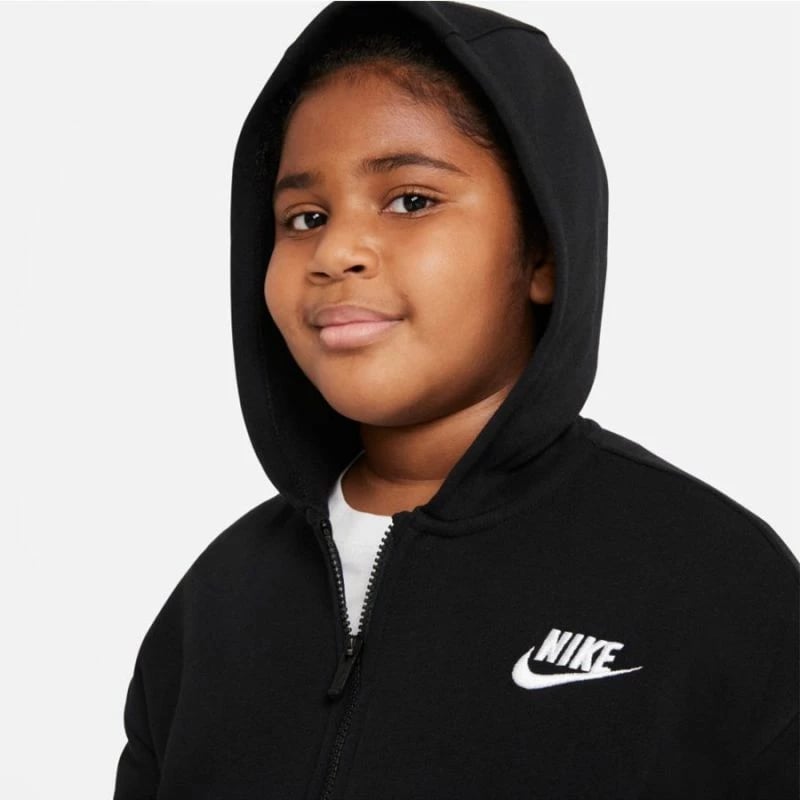 Duks me kapuç për vajza Nike, i zi