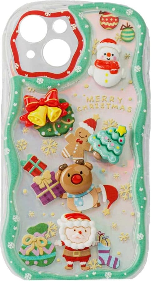 Fotroll për telefon TECH TIME Christmas Edition Green (IP14PLUS)