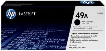 Toner HP 49A Q5949A, rendiment 2,400–4,400 faqe, i zi