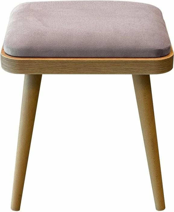 Set tavolinë me karrige për ngrënie, zgjatues, 6 pjesë, Skye Decor, Vina Mini 03 0701, ngjyrë lisi, Soho gri