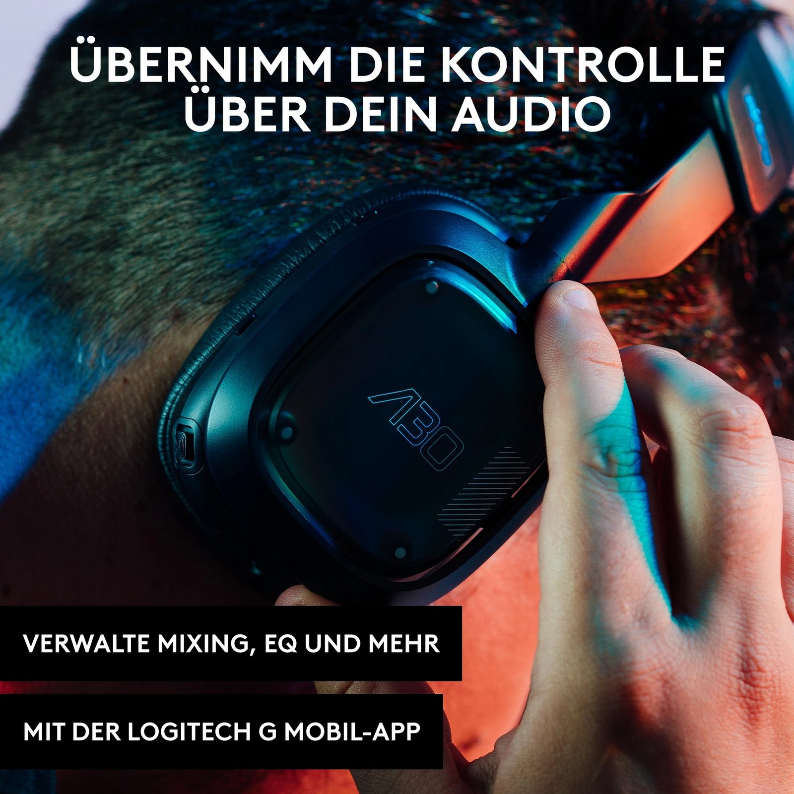 Kufje gaming ASTRO A30 Logitech, Wired & Wireless, 20 - 20000 Hz, Blu