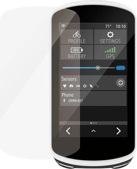 Mbrojtës ekrani qelq i temperuar, PanzerGlass Ultra-Wide Fit, për Garmin Edge 1030/1030 Plus/1040/1040 Solar, antibakterial