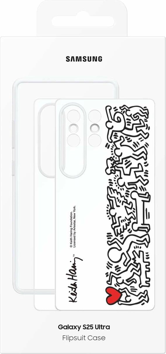 Mbështjellës Samsung Flipsuit Case EF-MS938CWEGWW për Galaxy S25 Ultra, me dy kapakë të ndërrueshëm, Bardhë