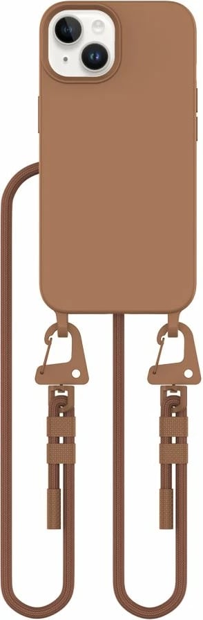 Mbështjellës Tech-Protect Magnecklace për iPhone 13, me MagSafe, Kafe