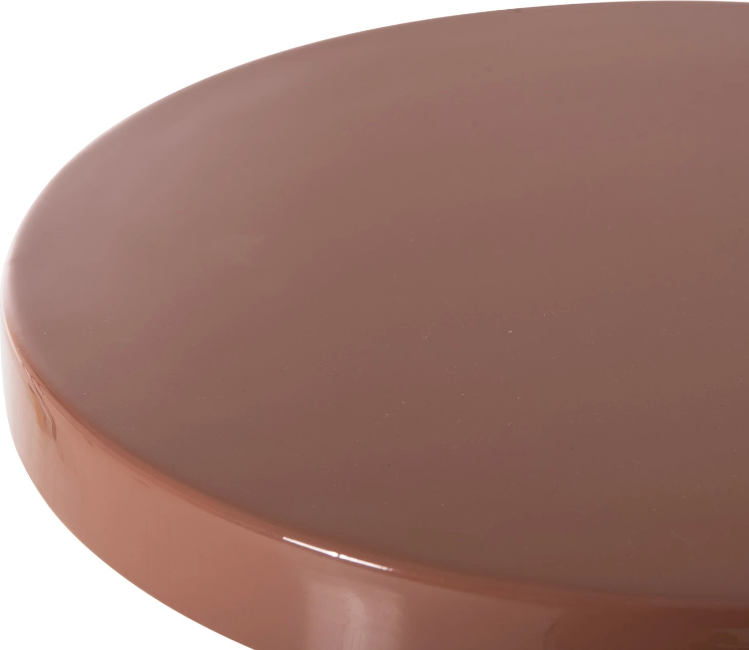 Tavolinë anësore SURAT FH4237.08 metalike, ngjyrë salmon-ari, Φ40.5x60.5H cm