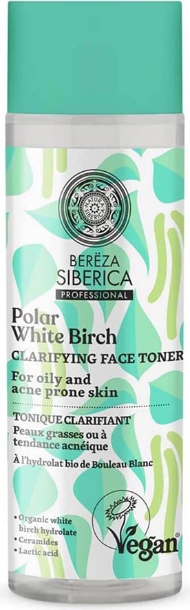 Tonik pastrues për femra Natura Siberica Bereza Siberica Vegan, 200ml
