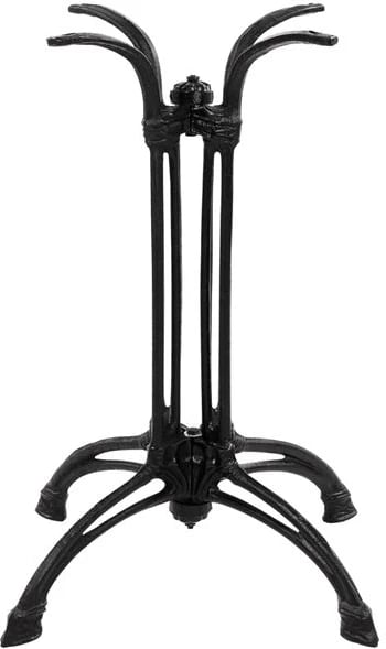 Baza prej gize FH444 me 4 këmbë, ngjyrë e zezë, 57X57X72