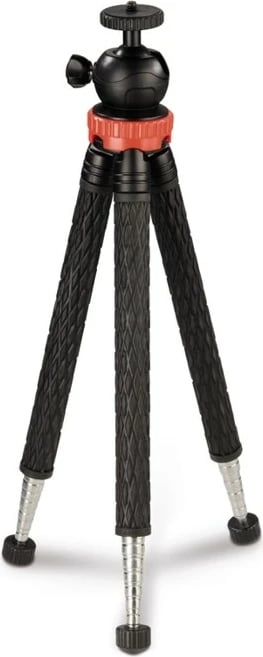 Tripod Hama Traveller Pro 105 për smartphone, GoPro dhe kamera, 105 cm, i zi