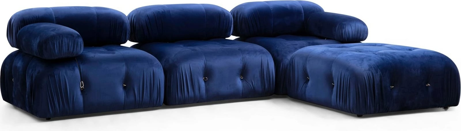 Karrige një vendëshe Bubble 1R, kadife blu