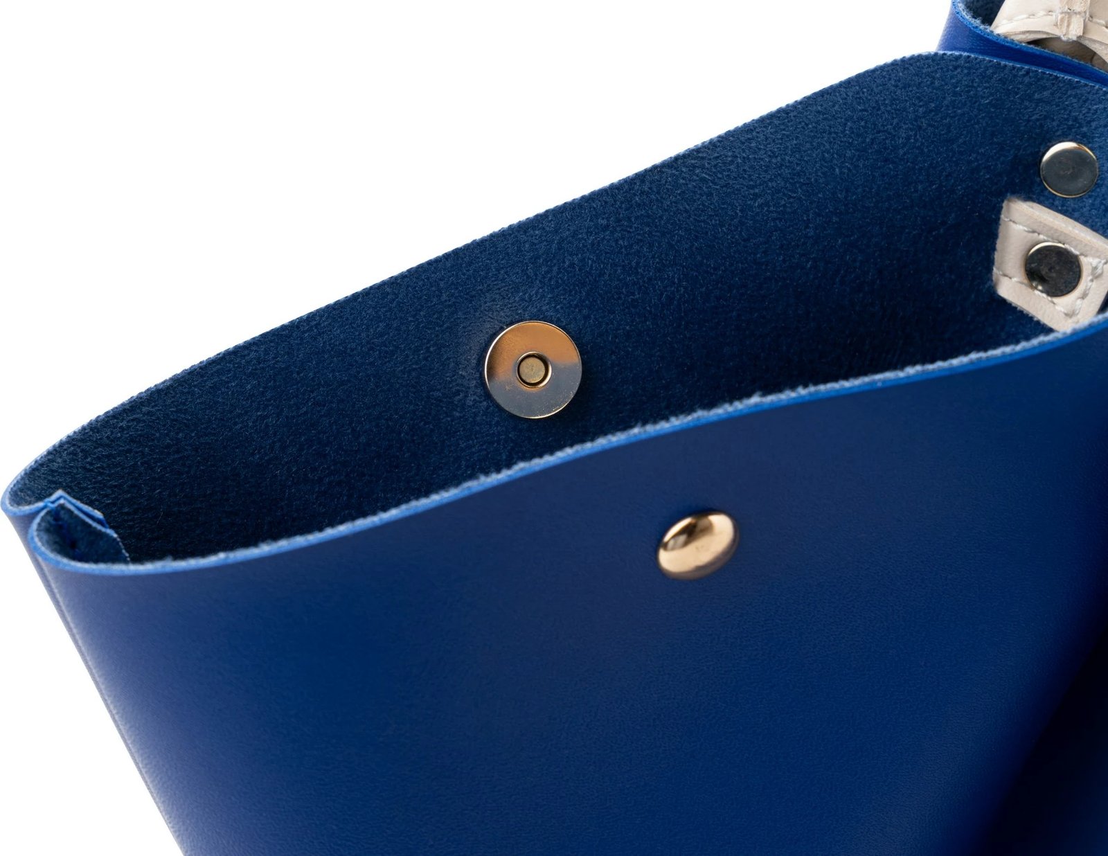 Çantë tote Lucky Bees, ngjyrë sax blue dhe krem, 1249