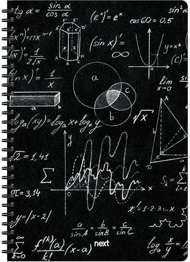 Fletore spirale NEXT Trends Mathematics 17x25cm, 2 lëndë, 70 fletë