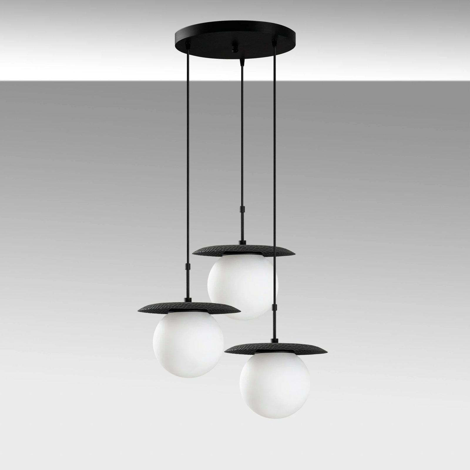 Llambë tavani Opviq, Anemon - 13832, ngjyrë e zezë