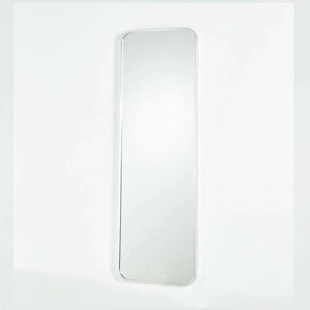 Pasqyrë muri drejtkëndore Nextdeco 40x120cm, Kornizë metalike argjendi