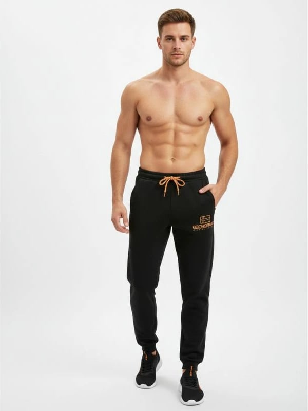 Pantallona sportive për meshkuj Geographical Norway, të zeza