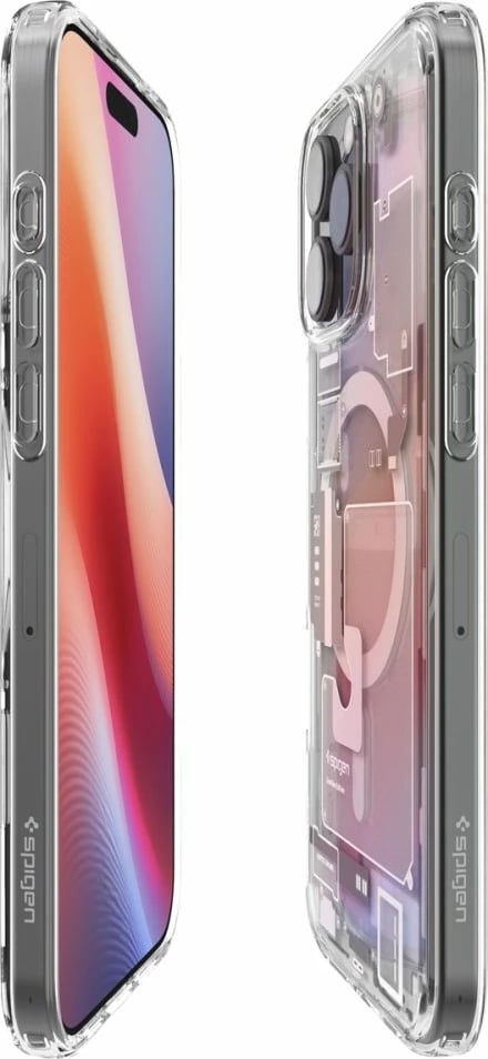 Mbështjellës Spigen Ultra Hybrid Mag me MagSafe Zero One për iPhone 16 Pro Max, titanium