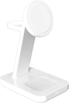 Stacion karikimi wireless Zagg Mophie Snap+ 3-in-1, për 3 pajisje, MagSafe & Qi2, Bardhë