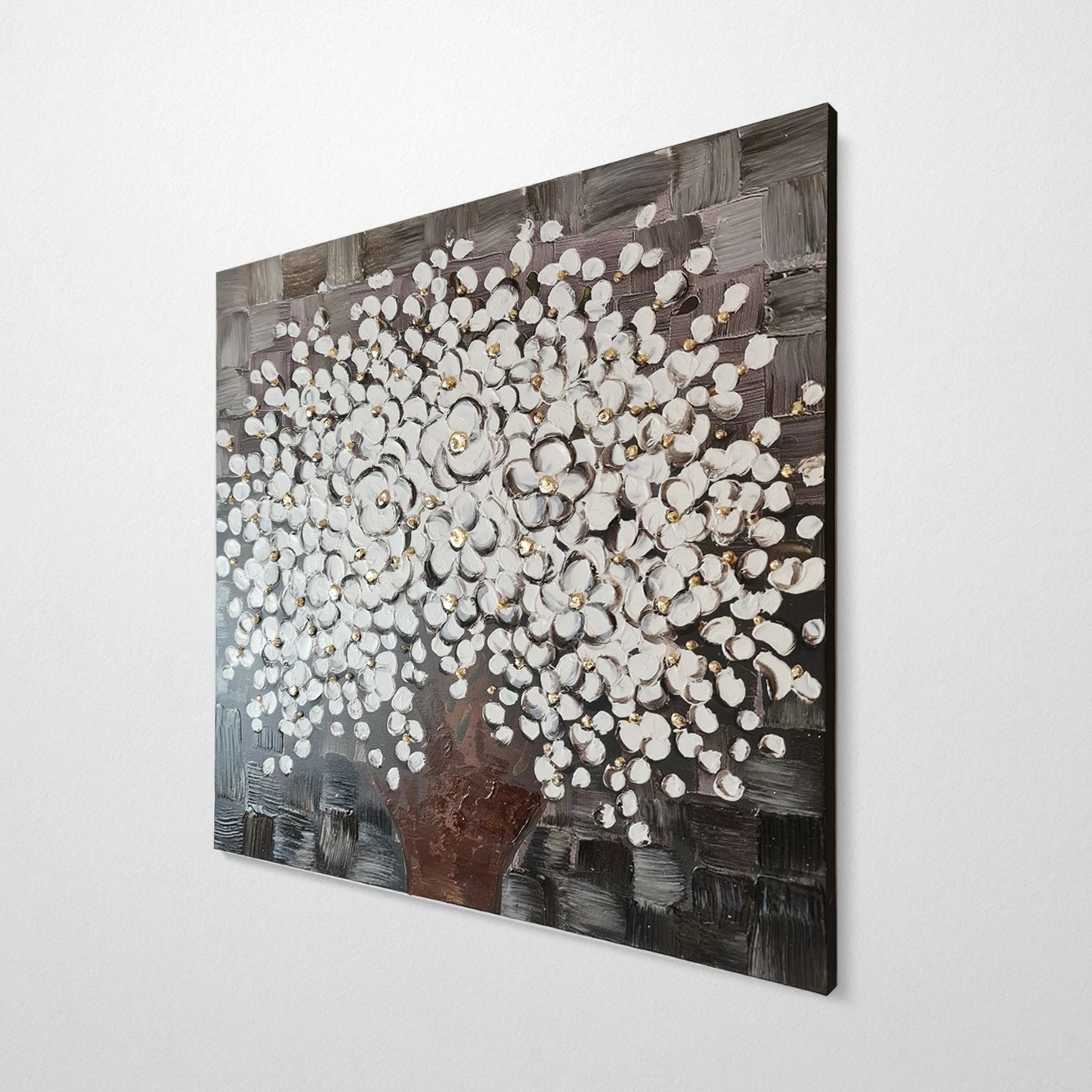 Pikturë dekorative me vaj, Wallity, OPG44512 - 5050, shumëngjyrëshe, 50x50cm