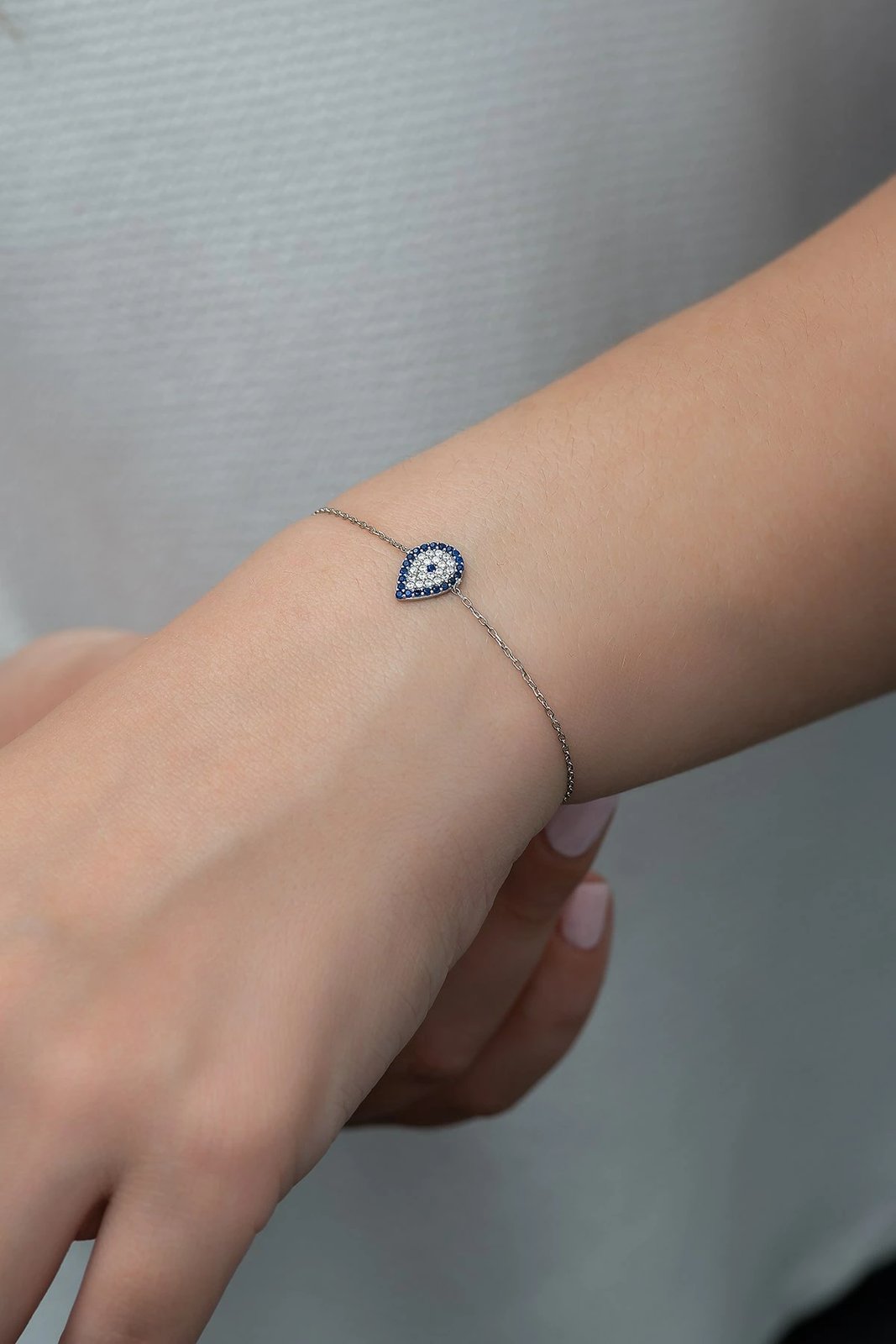 Byzylyk argjendi, Jumeon, TRDYL763, ngjyrë argjendi, blu e errët, e bardhë