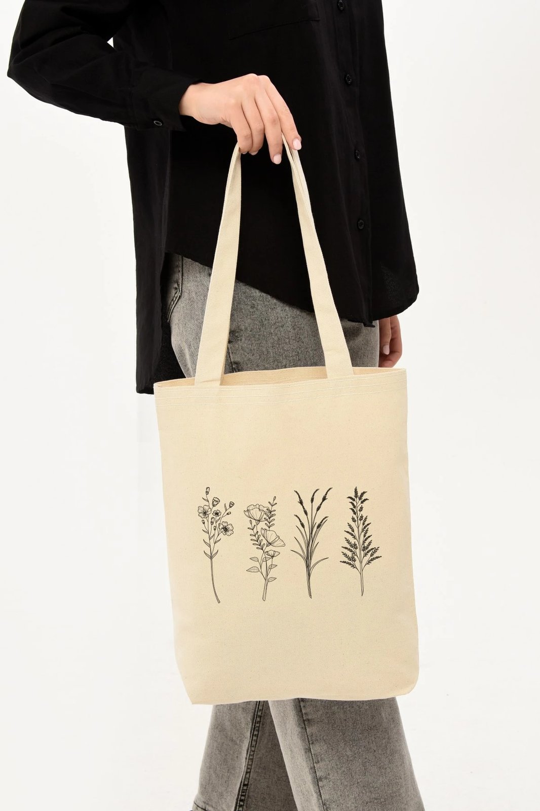 Çantë tote Zoozie Bags, krem, 35x40x8cm, 0487