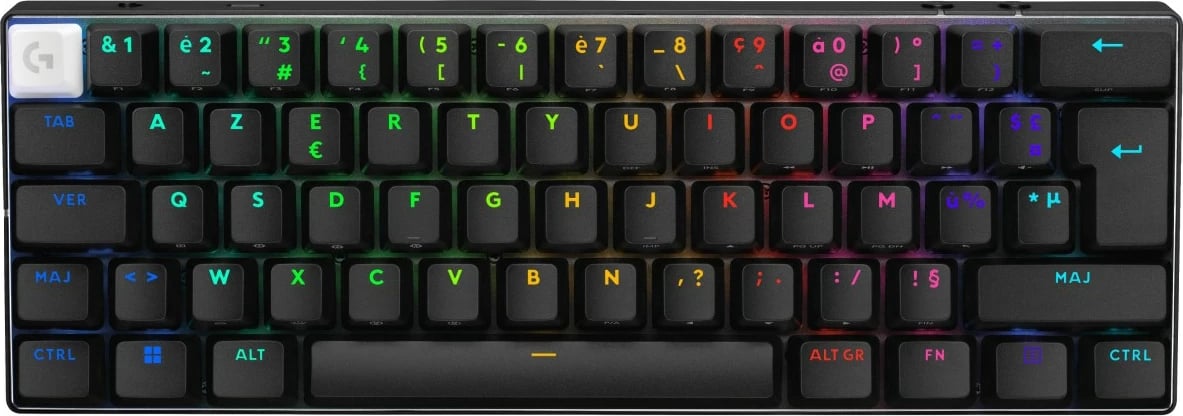 Tastierë gaming Logitech PRO X 60 TKL LIGHTSPEED, wireless, e zezë